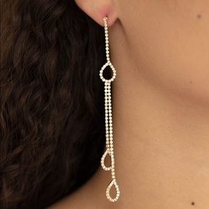 Earrings with bling